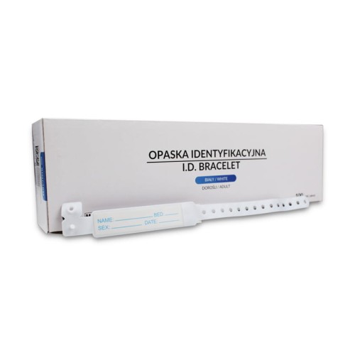 Opaska identyfikacyjna biała