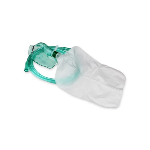 Maska tlenowa z workiem, bez DEHP