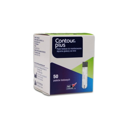 Paski do monitorowania glukozy Contour Plus