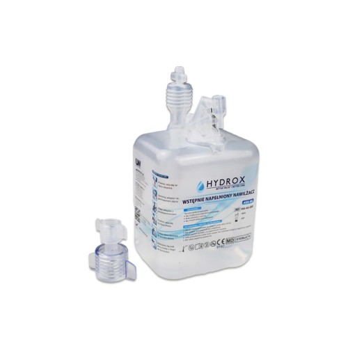 Woda Hydrox 450 ml, jałowa z adapterem