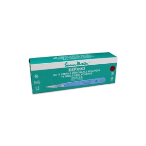 Ostrza chirurgiczne nr 11 z trzonkiem op. 10 szt.