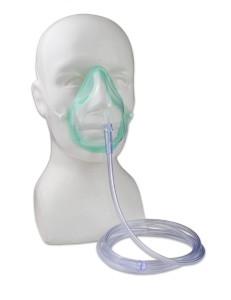 Maska tlenowa z drenem, bez PCV