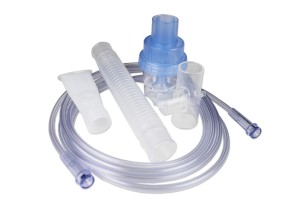 Nebulizator z ustnikiem, drenem i rurą karbowaną 10 ml