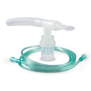 Nebulizator z łącznikiem karbowanym i ustnikiem